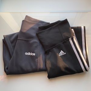 2 ADIDAS CLIMALITE LEGGINGS